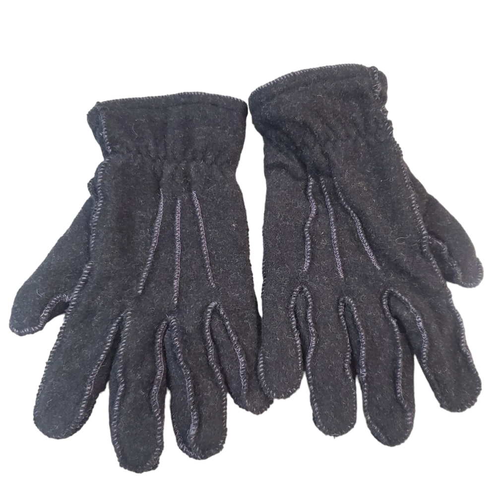 Gap Womens Black Wool Winter Gloves Size Small